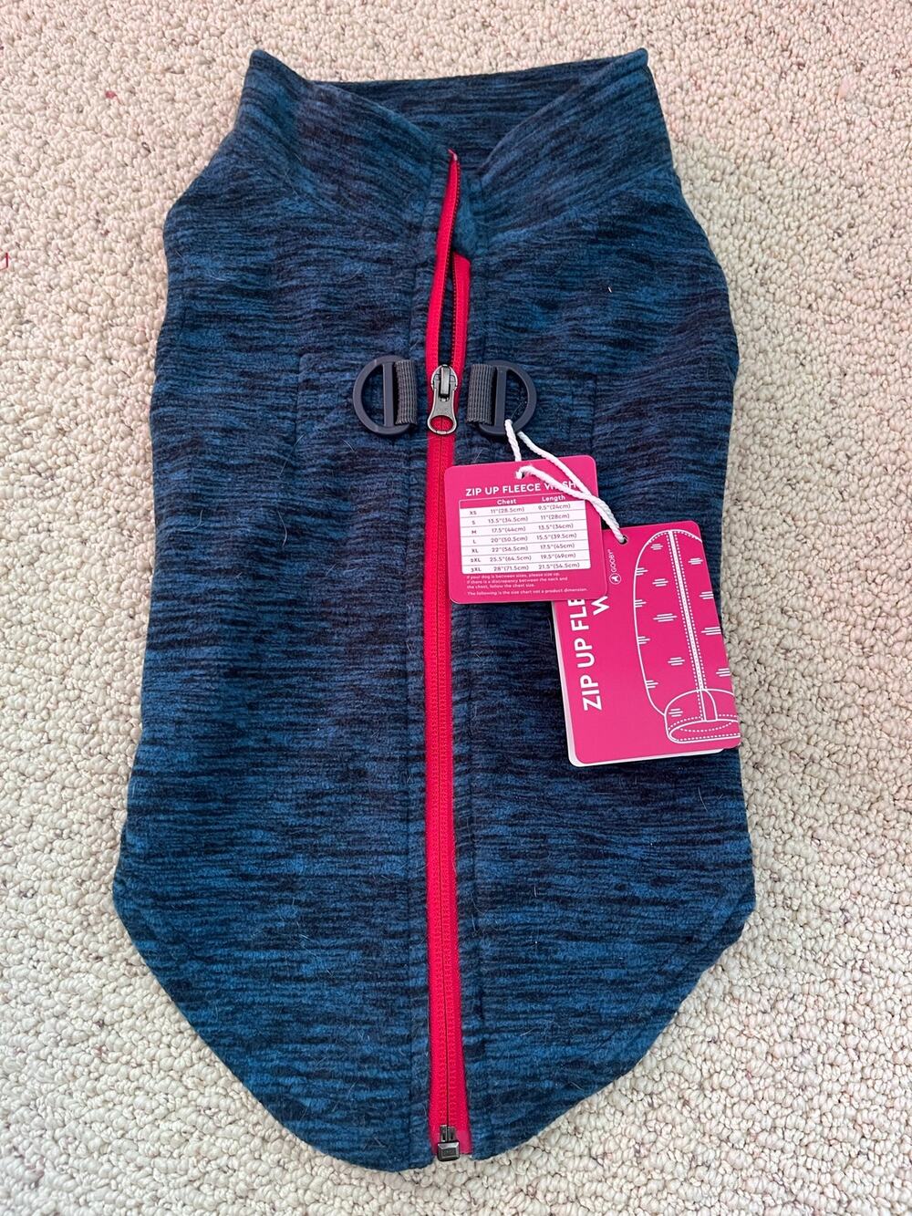 Brand New Gooby Dog Fleece Sweater Size Large